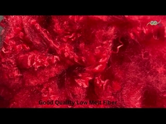 خفيف الوزن من الدرجة الأولية البيضاء الخام مصنوعة من الألياف العضوية الألياف البوليستر منخفضة الذوبان