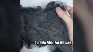 ألياف بولي بروبيلين 3D*65 ملم أسود
