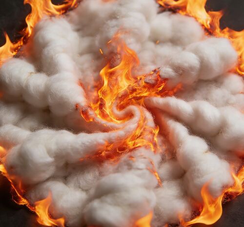 أخبار الشركة الأخيرة عن إرشادات استخدام الألياف المعاد تدويرها المقاومة للحريق واعتبارات الشراء