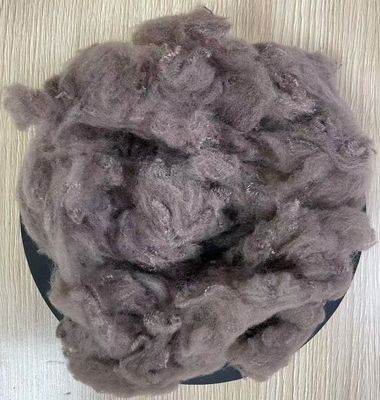 سعر جيد نسيج نصف ضئيل لامع معاد تدوير البوليستر الألياف العضوية 5D 32mm الجمل الانترنت