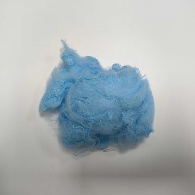 سعر جيد الألياف الصناعية البوليستر الزرقاء غير السامة مضادة للنار 76mm PP الألياف العضوية الانترنت