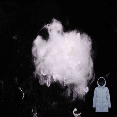 الألياف الكهربائية الخفيفة الصديقة للبيئة 0.9D الألياف الرابطة الاصطناعية