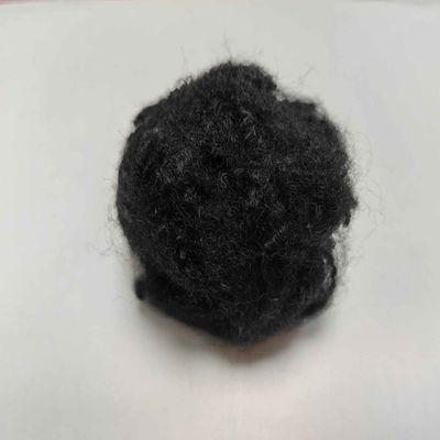 سعر جيد الألياف السوداء المقاومة للنار 51mm PSF A grade Polyester Staple Fiber الانترنت