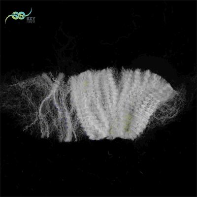مخصصة كريمب إعادة تدوير الألياف الإضافية الاصطناعية من الأبيض لملء