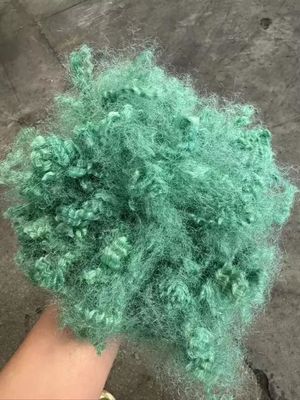 سعر جيد ألياف البوليستر المجوفة المعاد تدويرها السيليكونية 15D 51mm الانترنت
