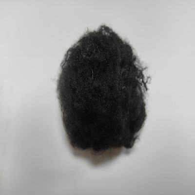 سعر جيد رطوبة-Wicking إعادة تدوير البوليستر الألياف العضوية 1.4D 38mm الأسود مع أفضل Crimp الانترنت