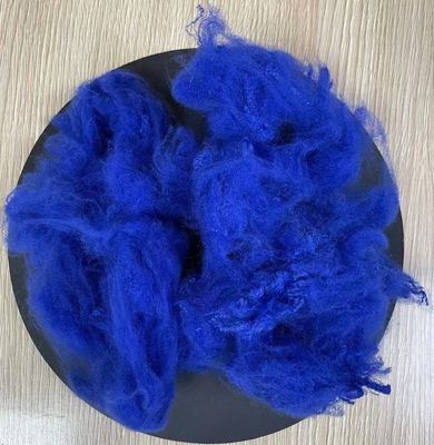 سعر جيد ألياف البوليستر المعاد تدويرها 4.5D 51mm Gemstone Blue الانترنت