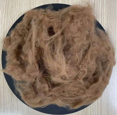 سعر جيد ألياف البوليستر المعاد تدويرها 2.5D 51mm القهوة الانترنت