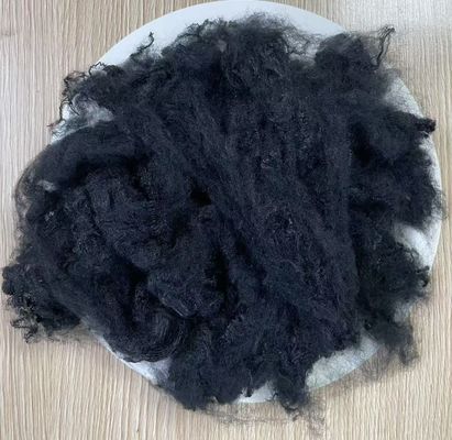 جودة ناجية بوليستر ألياف العقدة 3D 102mm الأسود للخيوط مصنع