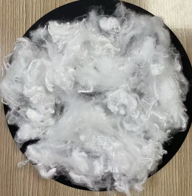 سعر جيد ألياف البوليستر العذراء 1.56dtex 51mm أبيض الانترنت