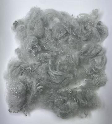سعر جيد Recycled Polyester Staple Fiber 2.5D 51mm Grey with Moisture Regain 0.4% and Last Fastener 4 Or Above الانترنت