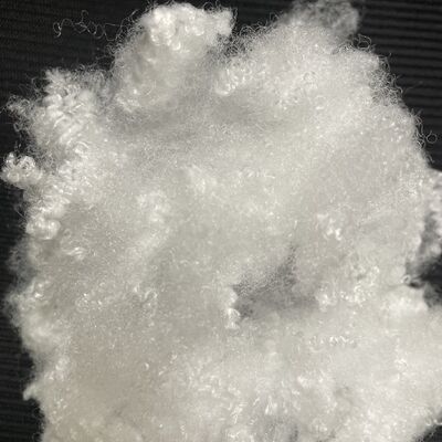 15Dx64mm ألياف مجوفة معاد تدويرها مقاومة للحريق ومثبطة للهب لملء المنسوجات الآمنة